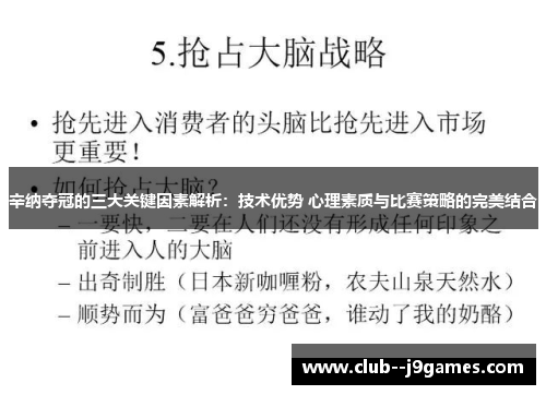 辛纳夺冠的三大关键因素解析：技术优势 心理素质与比赛策略的完美结合
